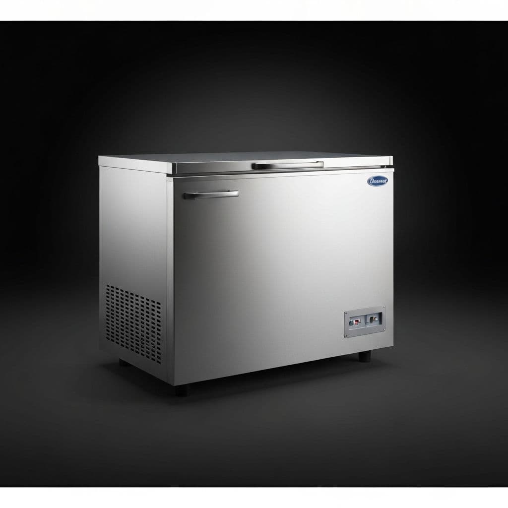 Congelador Industrial - Congelador de alta capacidad para almacenamiento de productos congelados.