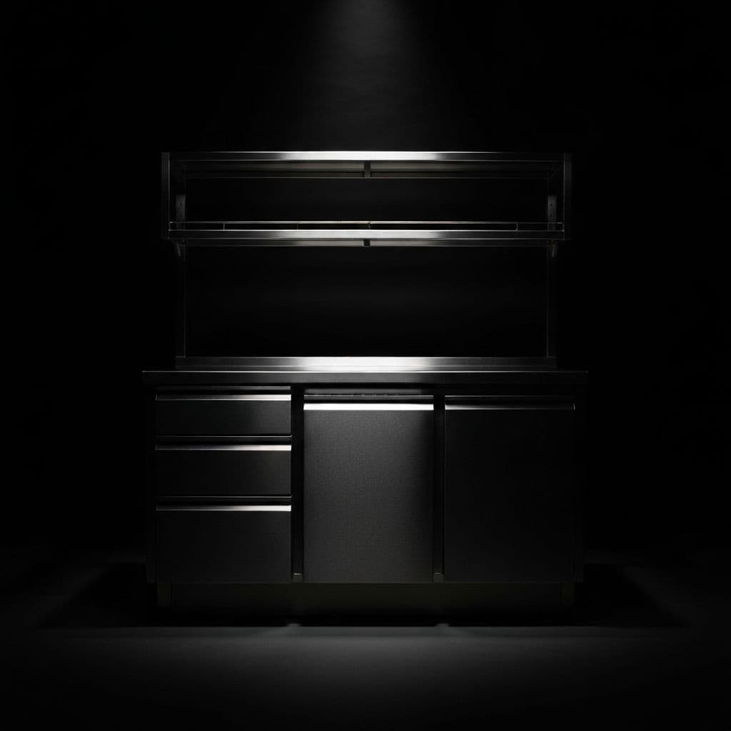 Mueble en Acero a Medida - Diseñamos y fabricamos cualquier mueble en acero inoxidable según tus especificaciones.